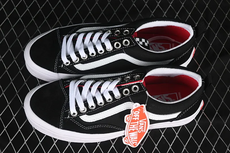 All categories Vans Vans series Vans Low Vans low-top Vans Old Skool Pro Vans official black and white comfortable and versatile casual skate shoes VN0A45JB3K1